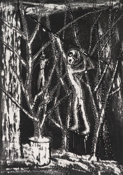 [2008] Harvest, Acrylic Ink on paper, 100x71cm